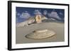 Artist's Concept Illustrating How Aliens Helped to Build Ancient Egyptian Monuments-Stocktrek Images-Framed Art Print