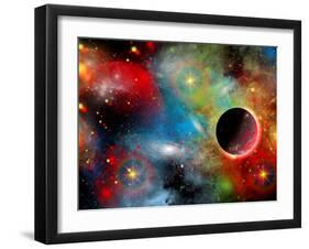 Artist's Concept Illustrating Our Beautiful Cosmic Universe-Stocktrek Images-Framed Photographic Print