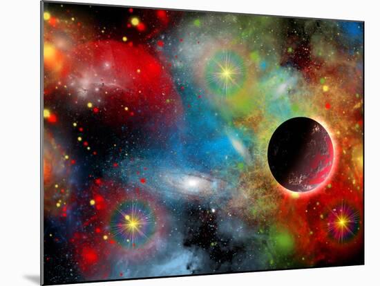 Artist's Concept Illustrating Our Beautiful Cosmic Universe-Stocktrek Images-Mounted Photographic Print