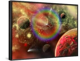 Artist's Concept Illustrating the Cosmic Beauty of the Universe-Stocktrek Images-Framed Photographic Print