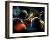 Artist's Concept Illustrating the Edge of Space-Stocktrek Images-Framed Photographic Print