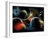 Artist's Concept Illustrating the Edge of Space-Stocktrek Images-Framed Photographic Print