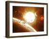 Artist's Concept of 51 Pegasi-Stocktrek Images-Framed Premium Photographic Print