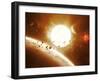 Artist's Concept of 51 Pegasi-Stocktrek Images-Framed Premium Photographic Print