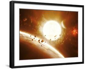 Artist's Concept of 51 Pegasi-Stocktrek Images-Framed Photographic Print