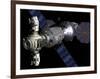 Artist's Concept of a Deep Space Vehicle with Extended Stay Module and Manned Maneuvering Vehicles-Stocktrek Images-Framed Photographic Print