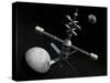 Artist's Concept of a Lunar Cycler-Stocktrek Images-Stretched Canvas