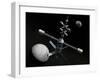 Artist's Concept of a Lunar Cycler-Stocktrek Images-Framed Photographic Print