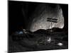 Artist's Concept of a Mining Settlement on the Double Asteroid 90 Antiope-Stocktrek Images-Mounted Photographic Print