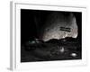 Artist's Concept of a Mining Settlement on the Double Asteroid 90 Antiope-Stocktrek Images-Framed Photographic Print