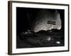 Artist's Concept of a Mining Settlement on the Double Asteroid 90 Antiope-Stocktrek Images-Framed Photographic Print