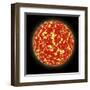 Artist's Concept of a Planet Passing in Front of a Sun-Like Star it Orbits-null-Framed Art Print