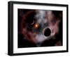 Artist's Concept of a Rose Nebula, Home to Relatively New and Young Star Systems-Stocktrek Images-Framed Photographic Print