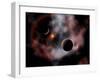 Artist's Concept of a Rose Nebula, Home to Relatively New and Young Star Systems-Stocktrek Images-Framed Photographic Print