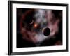 Artist's Concept of a Rose Nebula, Home to Relatively New and Young Star Systems-Stocktrek Images-Framed Photographic Print