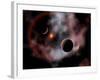 Artist's Concept of a Rose Nebula, Home to Relatively New and Young Star Systems-Stocktrek Images-Framed Photographic Print