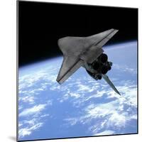 Artist's Concept of a Space Shuttle Entering Earth Orbit-Stocktrek Images-Mounted Photographic Print