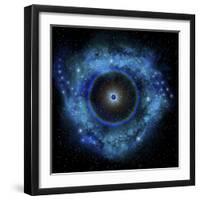 Artist's Concept of a Supernova Explosion-Stocktrek Images-Framed Photographic Print