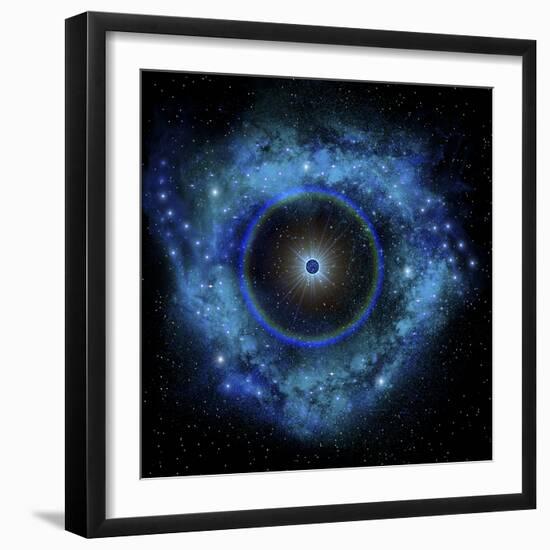 Artist's Concept of a Supernova Explosion-Stocktrek Images-Framed Photographic Print