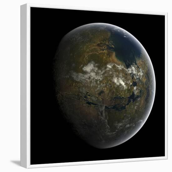 Artist's Concept of a Terraformed Mars-Stocktrek Images-Framed Photographic Print