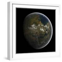 Artist's Concept of a Terraformed Mars-Stocktrek Images-Framed Photographic Print