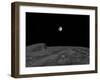 Artist's Concept of a View across the Surface of Themisto Towards Jupiter and its Moons-Stocktrek Images-Framed Photographic Print