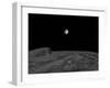 Artist's Concept of a View across the Surface of Themisto Towards Jupiter and its Moons-Stocktrek Images-Framed Photographic Print