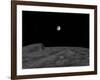 Artist's Concept of a View across the Surface of Themisto Towards Jupiter and its Moons-Stocktrek Images-Framed Photographic Print