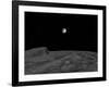 Artist's Concept of a View across the Surface of Themisto Towards Jupiter and its Moons-Stocktrek Images-Framed Photographic Print