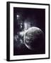 Artist's Concept of a Windy Planet with a Thick Atmosphere-Stocktrek Images-Framed Photographic Print
