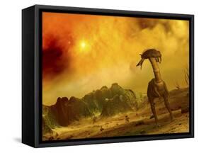 Artist's Concept of an Alien Planet-Stocktrek Images-Framed Stretched Canvas