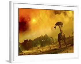 Artist's Concept of an Alien Planet-Stocktrek Images-Framed Photographic Print