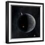 Artist's Concept of an Earth-Like Planet Rich in Carbon and Dry-null-Framed Art Print