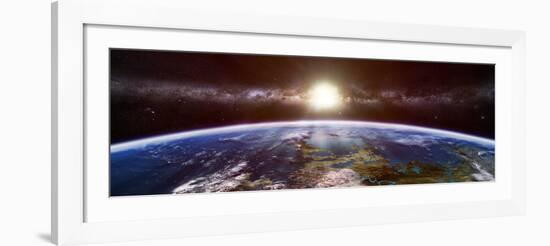 Artist's Concept of an Extraterrestrial Planet-Stocktrek Images-Framed Photographic Print