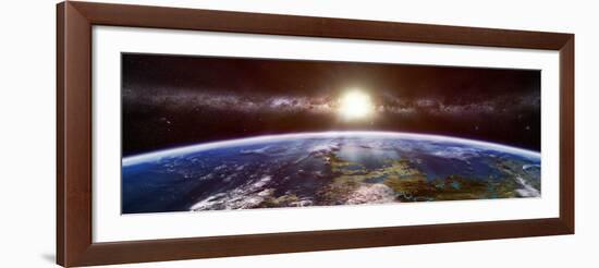 Artist's Concept of an Extraterrestrial Planet-Stocktrek Images-Framed Photographic Print