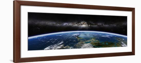 Artist's Concept of an Extraterrestrial Planet-Stocktrek Images-Framed Photographic Print