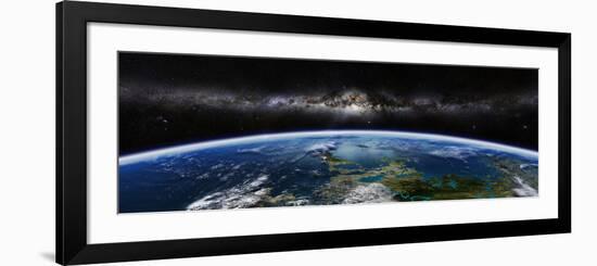 Artist's Concept of an Extraterrestrial Planet-Stocktrek Images-Framed Photographic Print