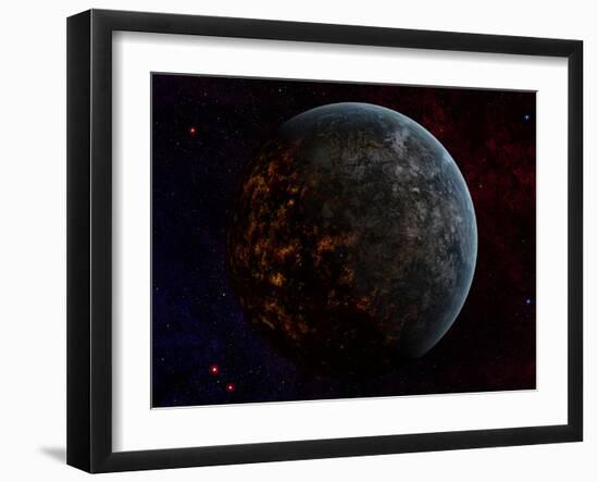 Artist's Concept of an Extraterrestrial Planet-Stocktrek Images-Framed Photographic Print