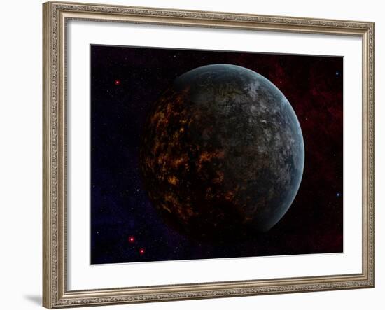 Artist's Concept of an Extraterrestrial Planet-Stocktrek Images-Framed Photographic Print