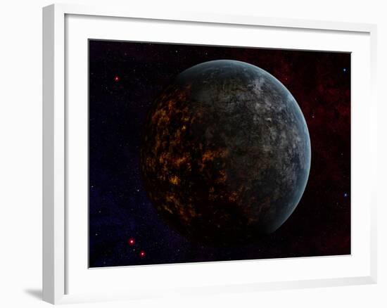 Artist's Concept of an Extraterrestrial Planet-Stocktrek Images-Framed Photographic Print