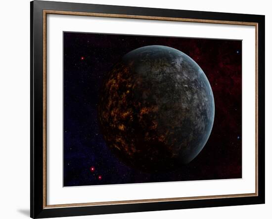 Artist's Concept of an Extraterrestrial Planet-Stocktrek Images-Framed Photographic Print