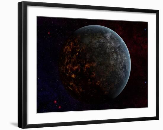 Artist's Concept of an Extraterrestrial Planet-Stocktrek Images-Framed Photographic Print