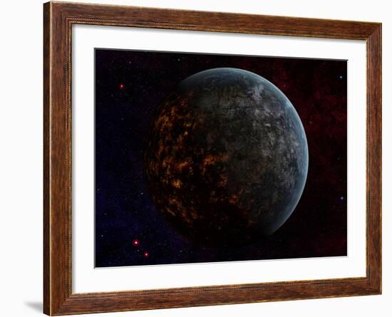 Artist's Concept of an Extraterrestrial Planet-Stocktrek Images-Framed Photographic Print