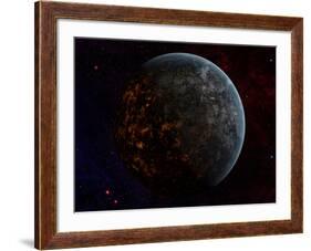 Artist's Concept of an Extraterrestrial Planet-Stocktrek Images-Framed Photographic Print