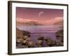 Artist's Concept of Archean Stromatolites on the Shore of an Ancient Sea-Stocktrek Images-Framed Photographic Print