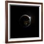 Artist's Concept of Cassini Observing a Sunset on Saturn's Moon Titan-null-Framed Art Print