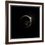 Artist's Concept of Cassini Observing a Sunset on Saturn's Moon Titan-null-Framed Art Print