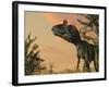 Artist's Concept of Cryolophosaurus-Stocktrek Images-Framed Photographic Print