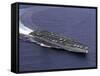 Artist's Concept of CVN-21, One of a New Class of Aircraft Carriers-Stocktrek Images-Framed Stretched Canvas