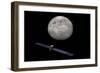 Artist's Concept of Dawn Spacecraft Approaching the Dwarf Planet Ceres-Stocktrek Images-Framed Art Print